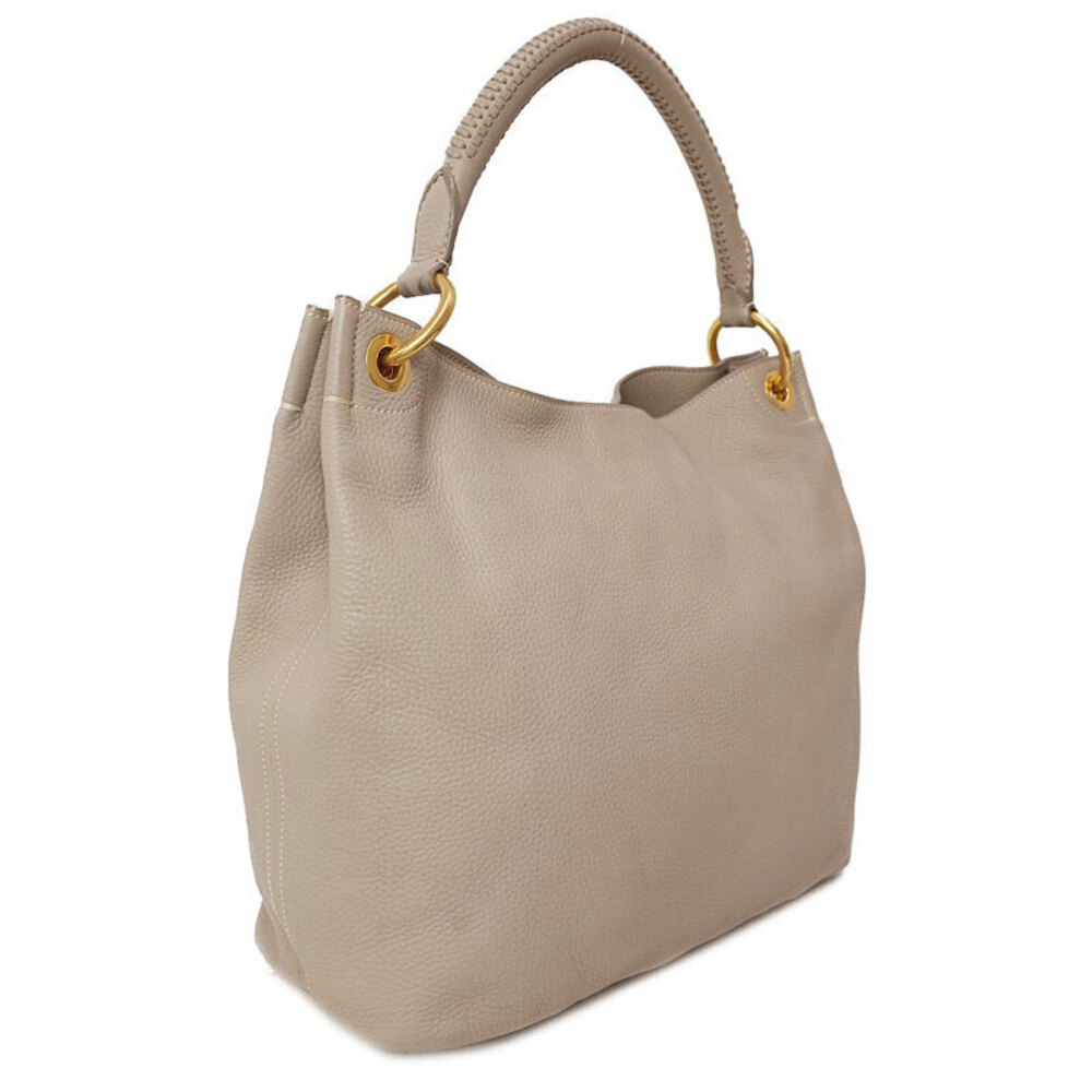Prada Vitello Daino leather hobo Shoulder bag Beige Pink - Picture 2 of 9